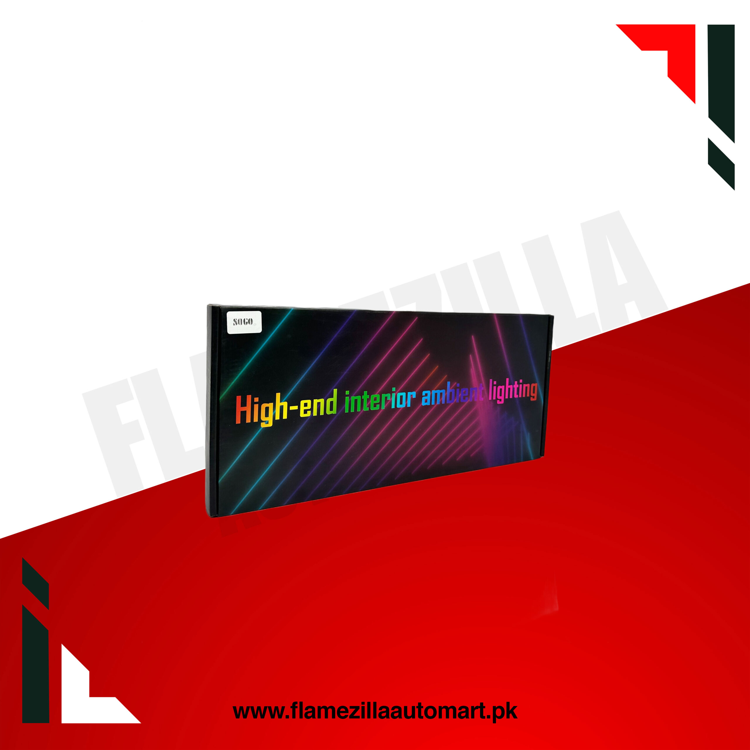 18‑Piece Dynamic Ambient Interior LED Lights